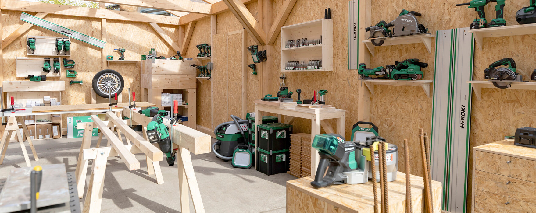Get to know our HiKOKI power tools directly and live in action, so that the next construction site project can be completed in no time.